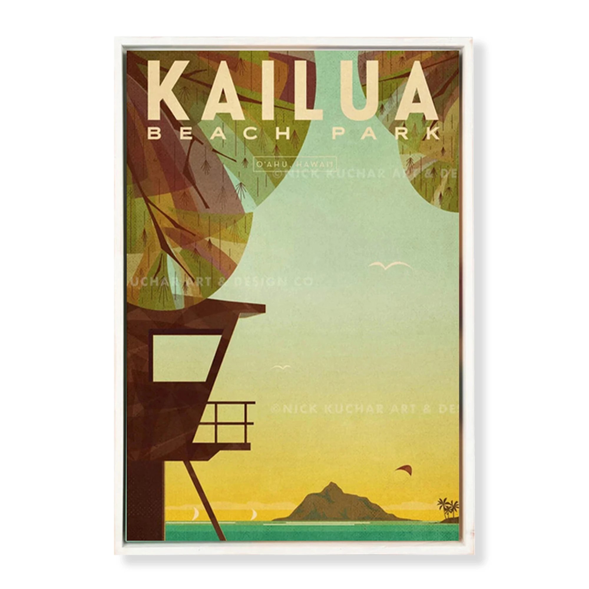 KAILUA BEACH / Nick Kuchar（ニックカッチャー）のOpen Canvas通販 | GREENROOM GALLERY