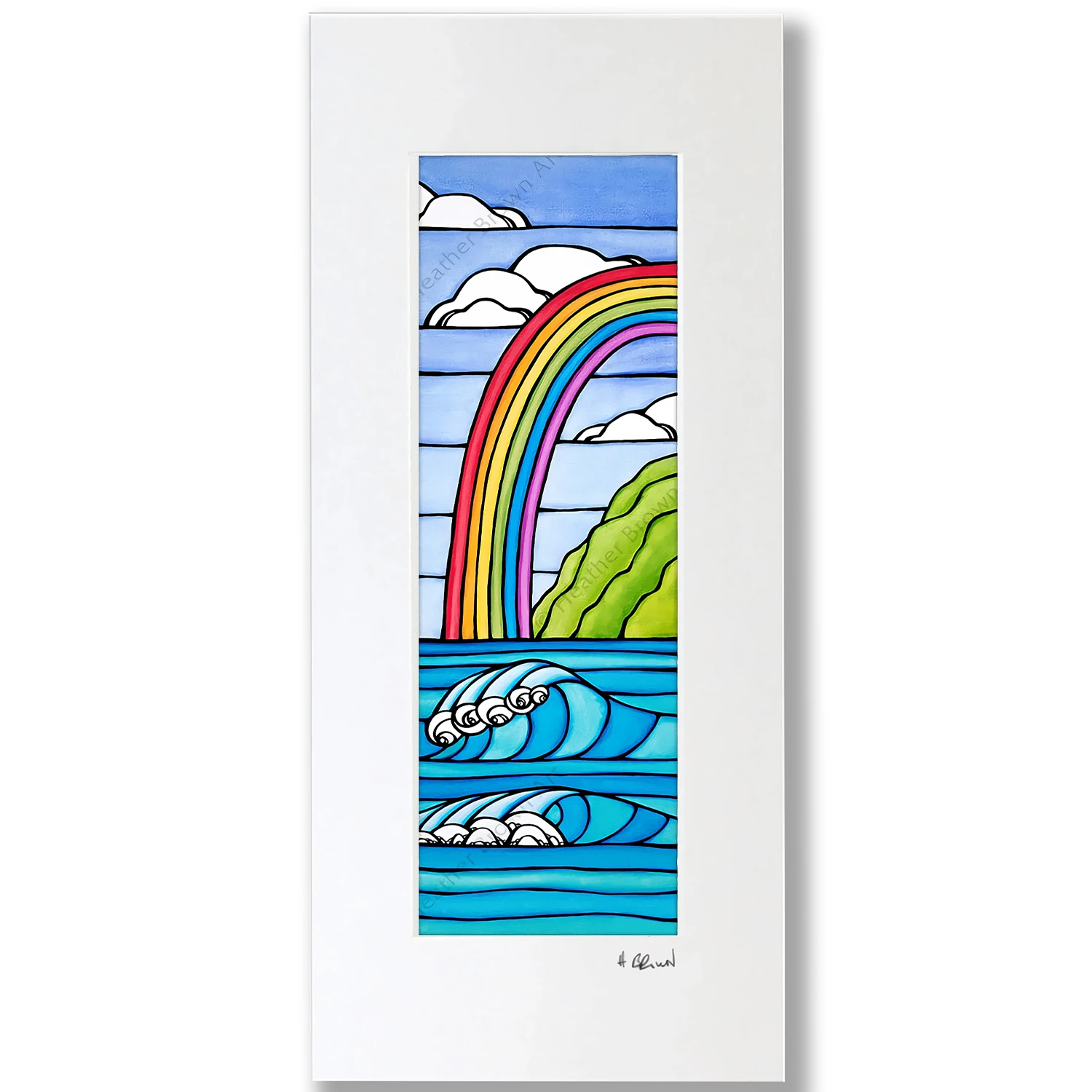 RAINBOW TO THE SEA / Heather Brown（ヘザーブラウン）のMatted