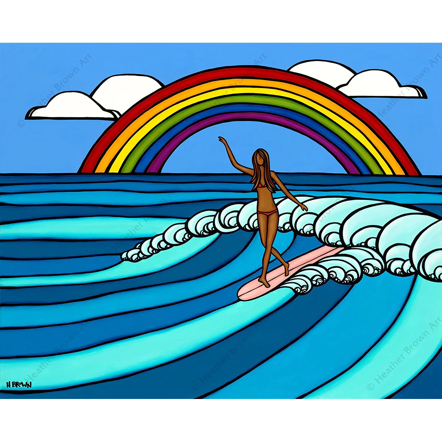 RAINBOW SURF / Heather Brown（ヘザーブラウン）のMatted Prints通販 