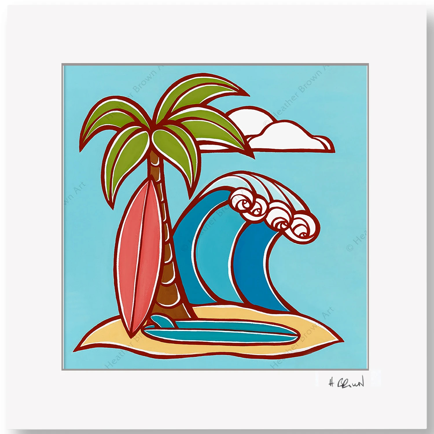 SURFBOARDS / Heather Brown（ヘザーブラウン）のMatted Prints