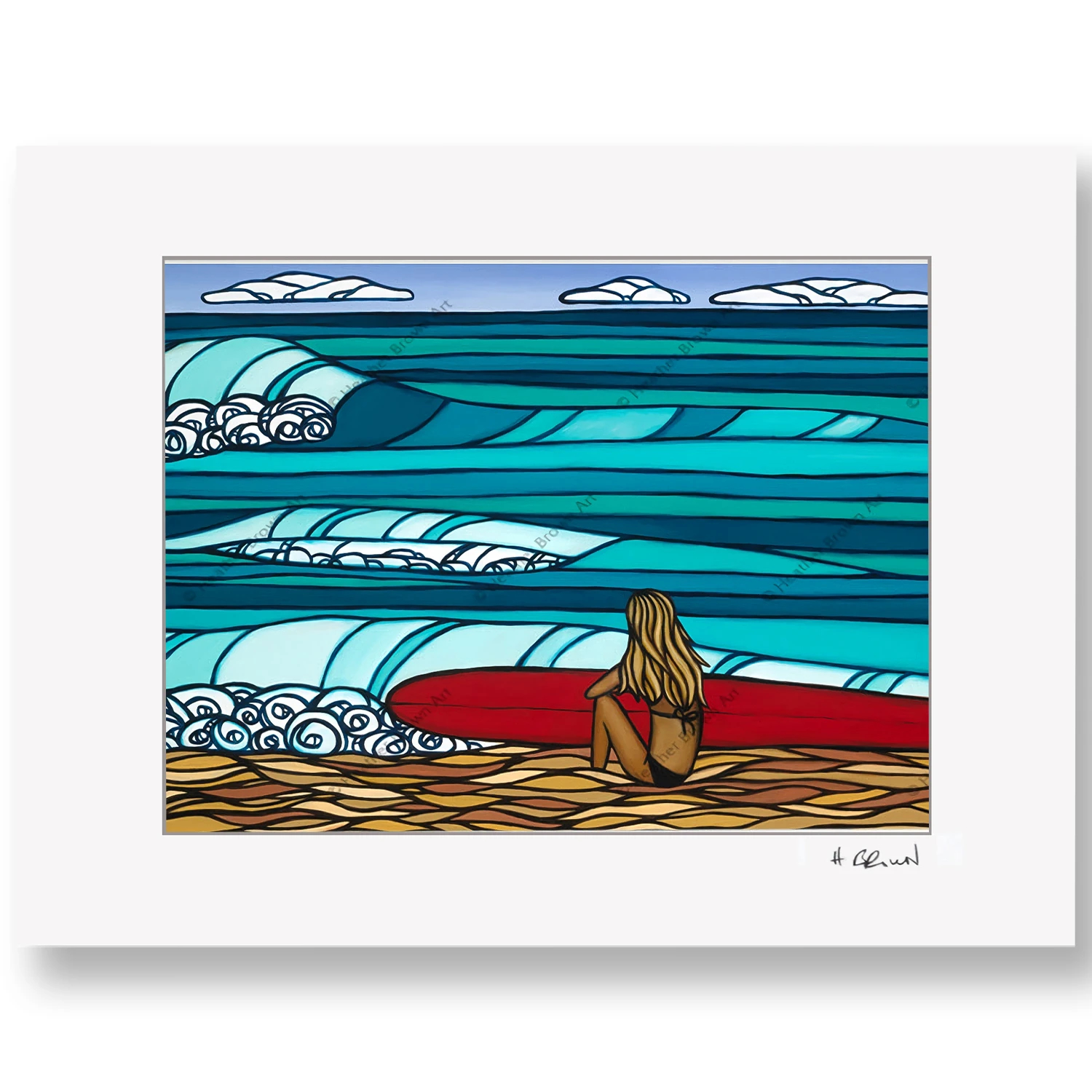 SURF GIRL / Heather Brown（ヘザーブラウン）のMatted Prints通販 