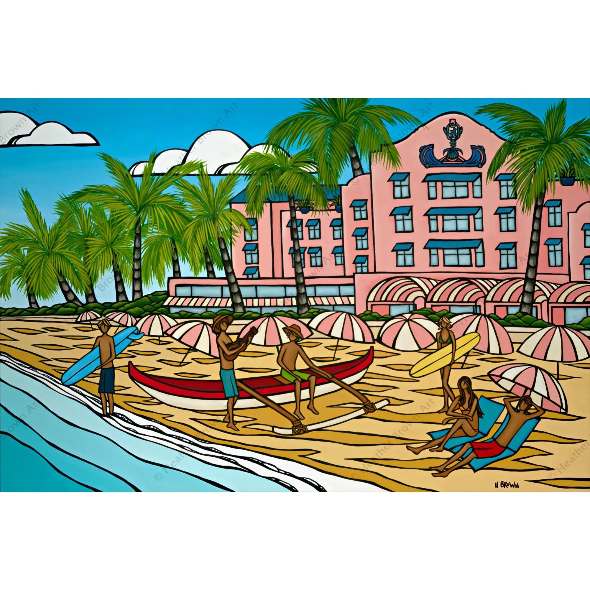 ROYAL HAWAIIAN / Heather Brown（ヘザーブラウン）のLimited Canvas