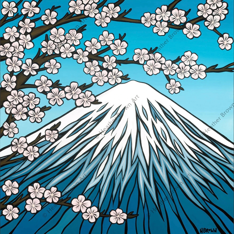 MT. FUJI / Heather Brown（ヘザーブラウン）のLimited Canvas通販 | GREENROOM GALLERY