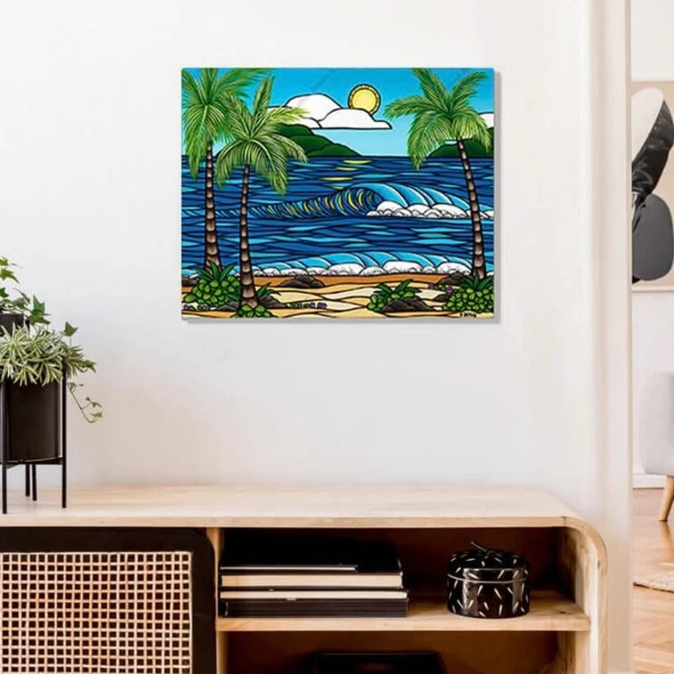 ヘザーブラウン　SUMMER SUN 額付き Heather Brown Art Japan ヘザーブラウン Summer Sun Print MATTED