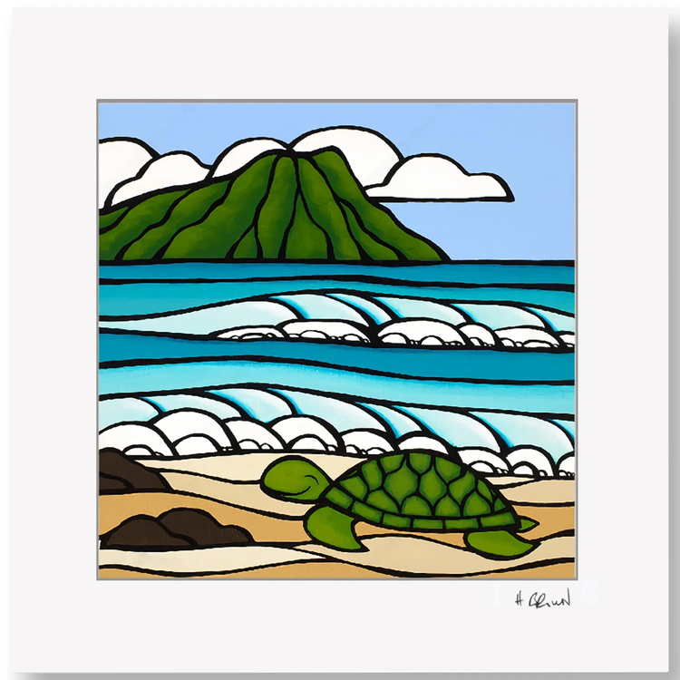 heather brown ヘザー ブラウン　ジクレー 虹の下の愛-キャンバス上のジクレー-ヘザーブラウンアート