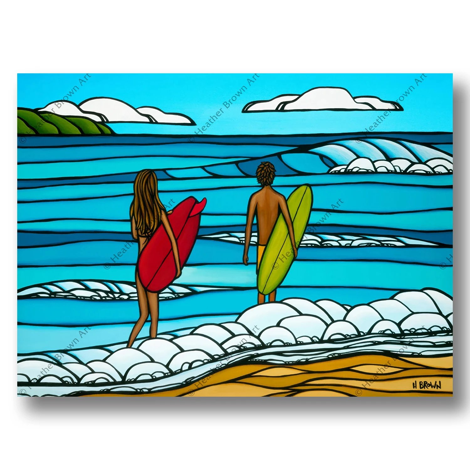 LOVE AND SURF / Heather Brown（ヘザーブラウン）のOpen Canvas通販 | GREENROOM GALLERY