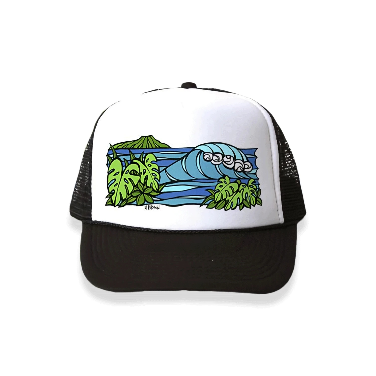 DIAMOND HEAD WAVES TRUCKER HAT