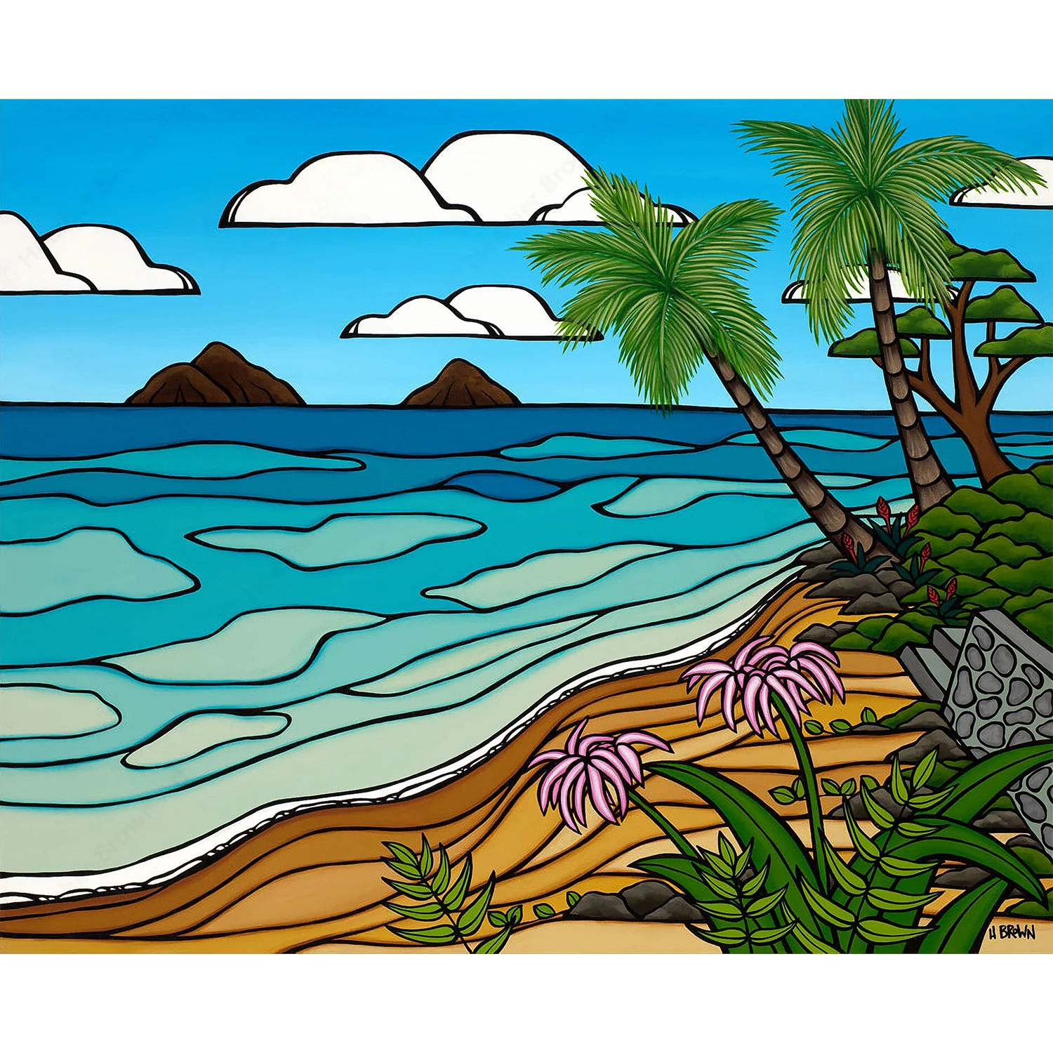 在庫一掃セール売れ筋ランキング LANIKAI Canvas Brown（ヘザーブラウン）のLimited Heather / ウェルカムボード