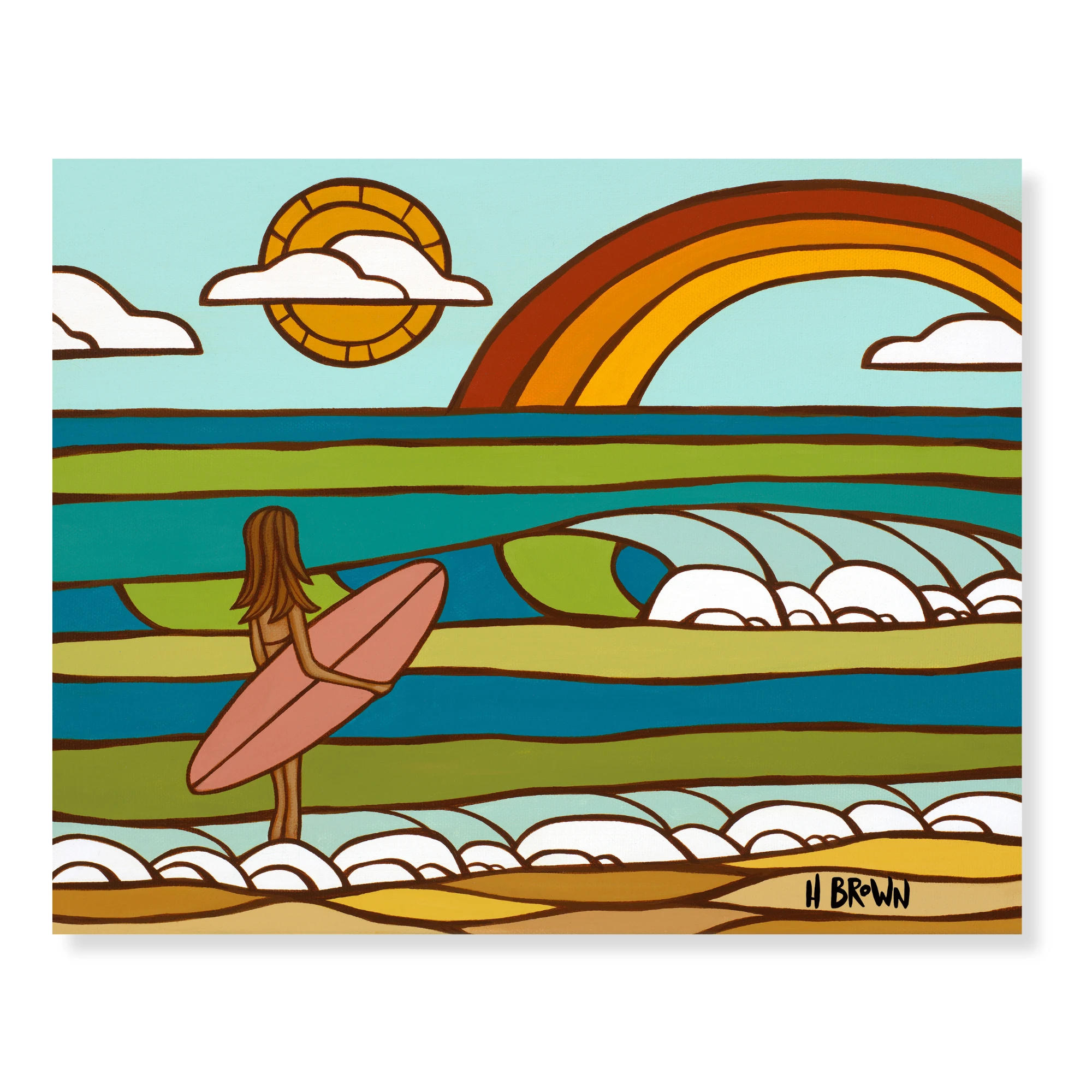 口コミ・レビュー評価が高いおすすめ人気商品の通販 FEELING GROOVY Brown（ヘザーブラウン）のLimited Heather / 絵画