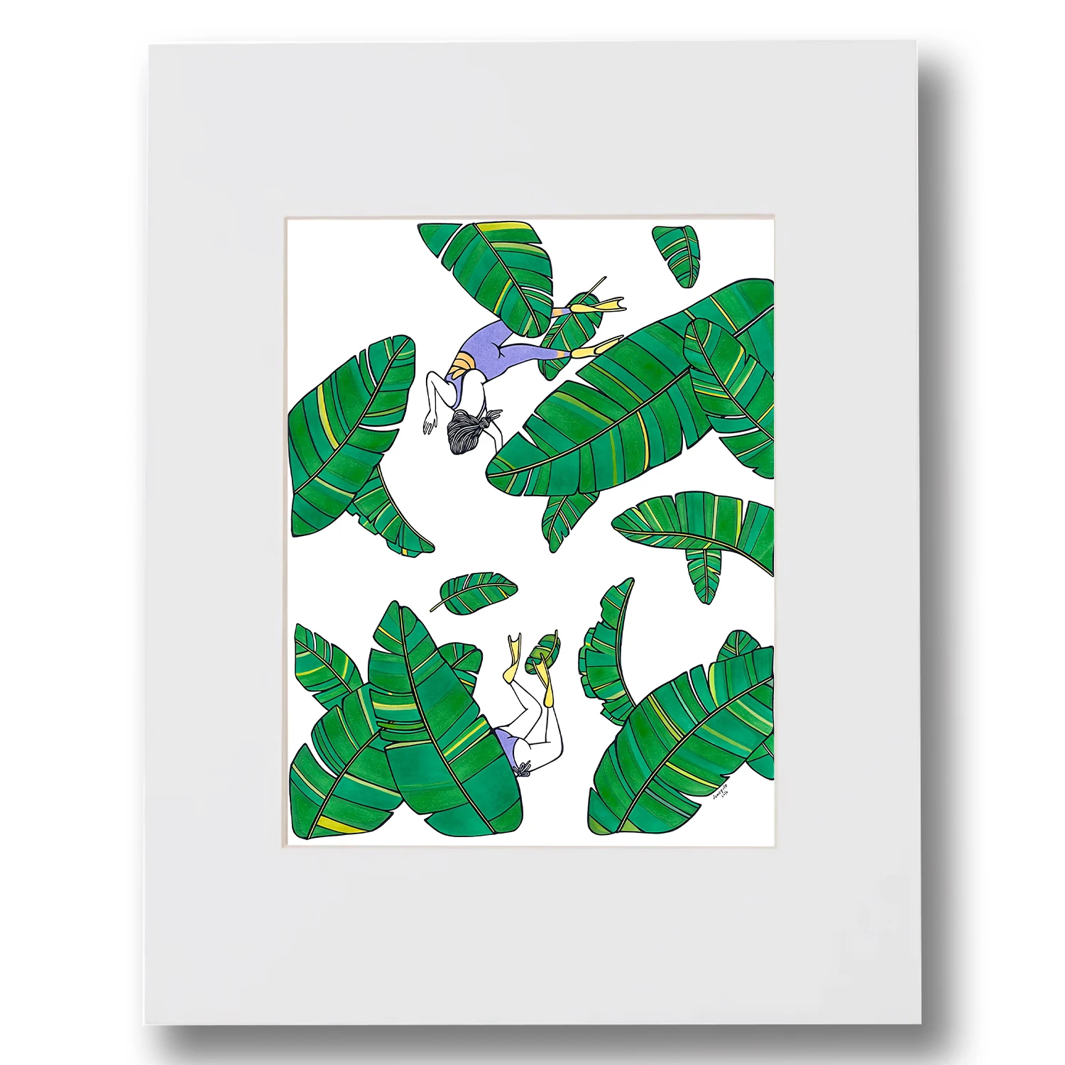 ARIKHA、Leeks in Green Wrappings、希少画集画 LEAFY / Kris Goto（クリスゴトウ）のMatted Prints通販