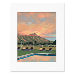 Full Moon Over Diamond Head - Metal Prints - Heather Brown Art