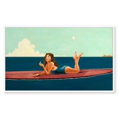 Matthew Allen 　マシューアレン 　 Azure Fish Limited Edition Watercolor Surf Art Print 