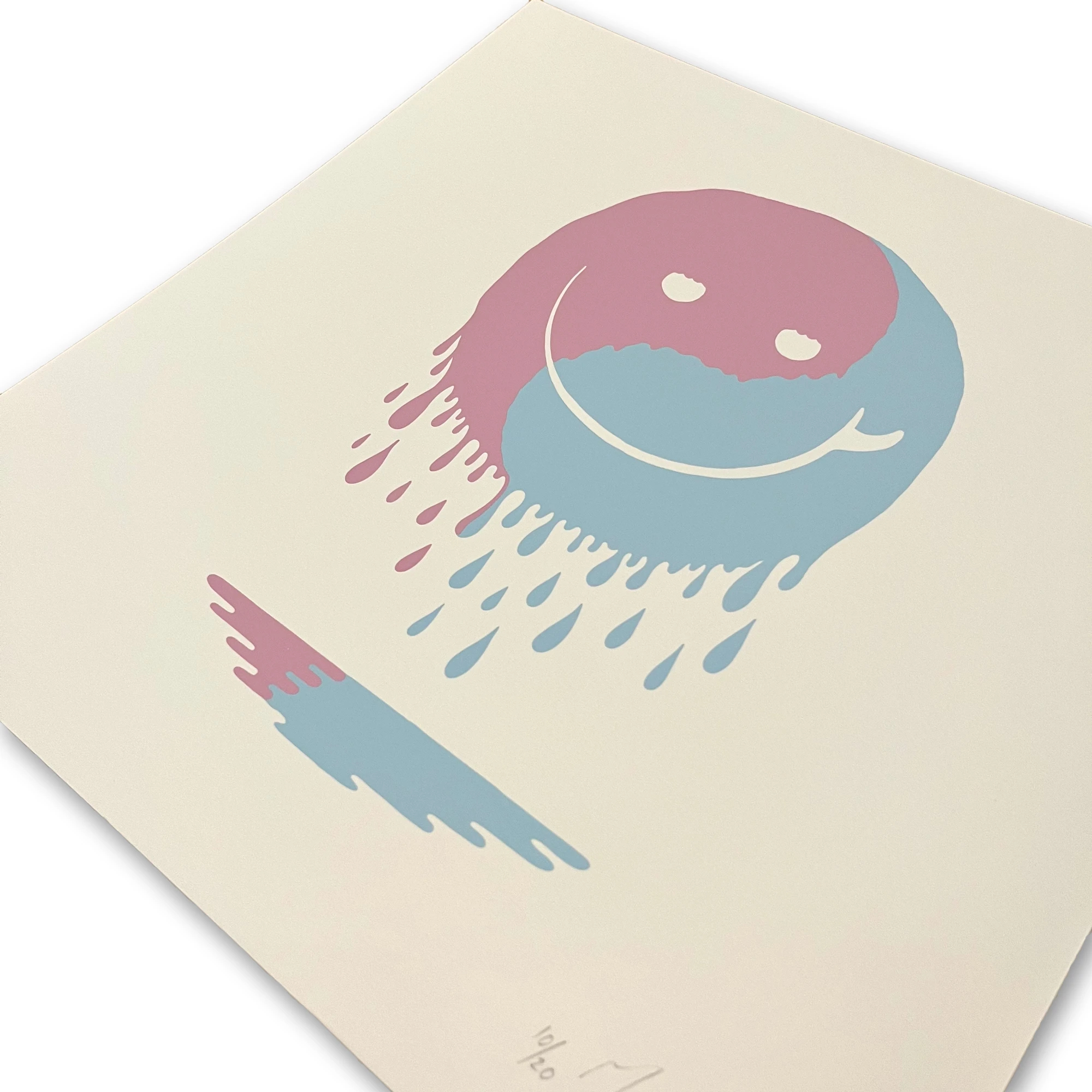 SURF SMILE YIN YANG DRIP WHITE / Matthew Allen（マシューアレン）の