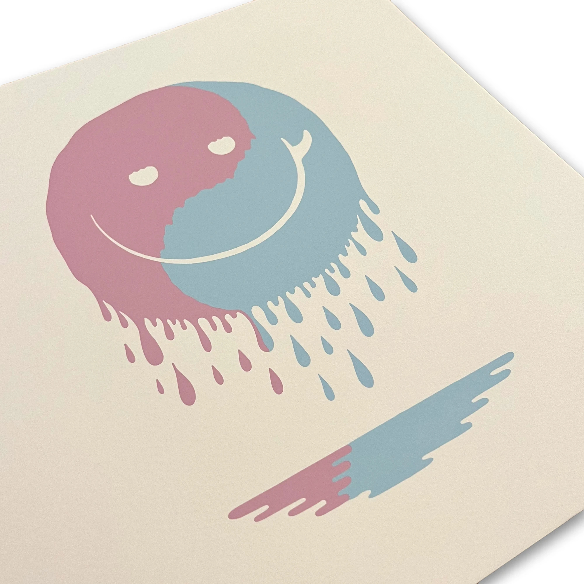 SURF SMILE YIN YANG DRIP WHITE / Matthew Allen（マシューアレン）の