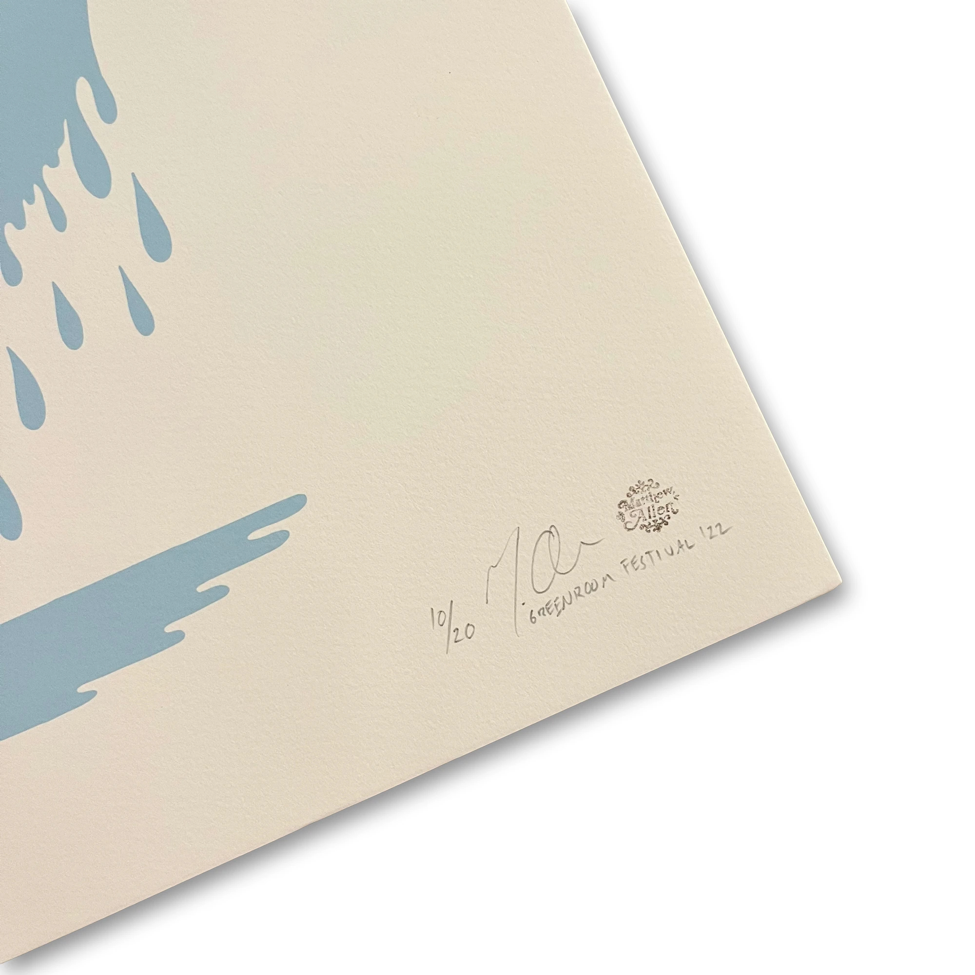 SURF SMILE YIN YANG DRIP WHITE / Matthew Allen（マシューアレン）の