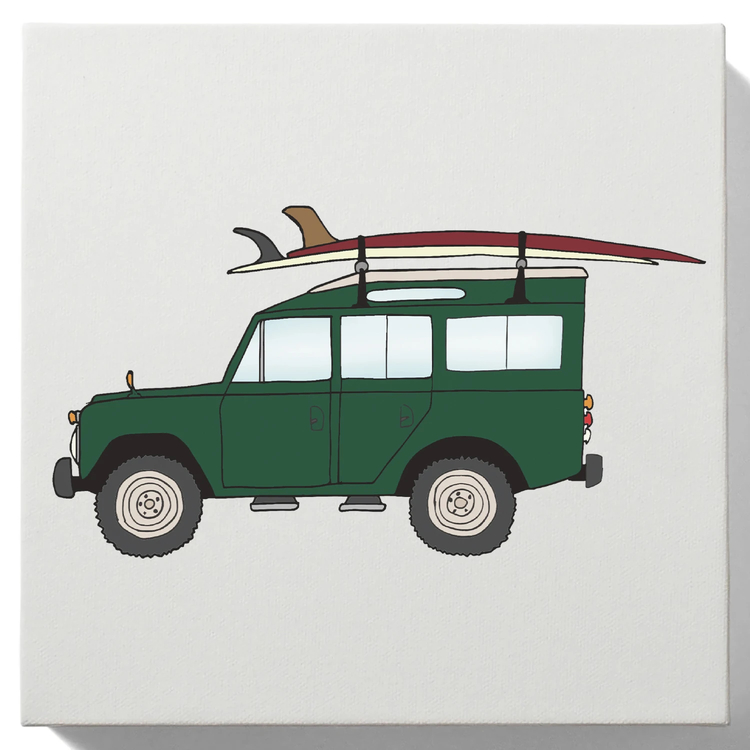 Kevin Butler(ケビンバトラー) |#6 1970 LAND ROVER DEFENDER & 9′6 ALMOND “SURF THUMP” + 9′8 ALMOND “SURF THUMP”