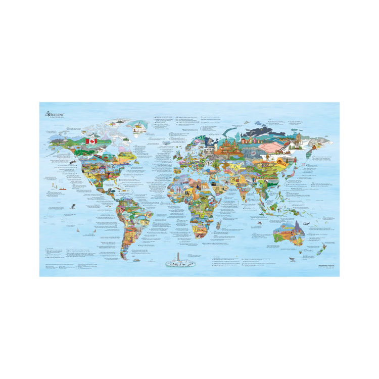 Awesome Maps(オーサムマップス) |BUCKETLIST MAP-PAPER
