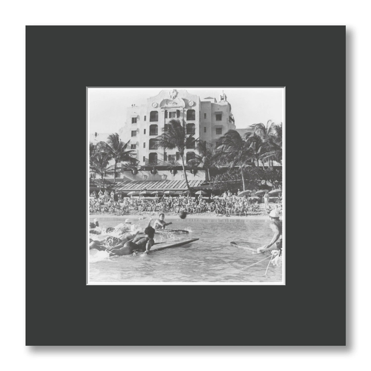 North Shore Photography(ノースショアフォトグラフィー) |SURFING POLO AT ROYAL HAWAIIAN HOTEL 1930S WAIKIKI HAWAII