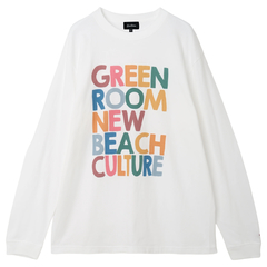Greenroom(グリーンルーム) |COLORTEXT L/S TEE
