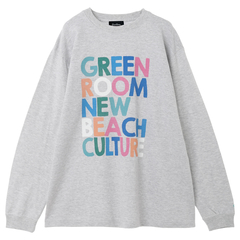 Greenroom(グリーンルーム) |COLORTEXT L/S TEE
