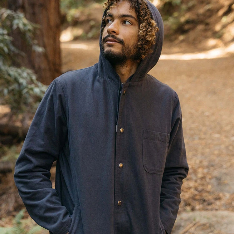 MOLLUSK SURF Hooded Deck Jacket （Navy）M